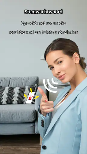 Telefoonvinder, geen aanraking screenshot