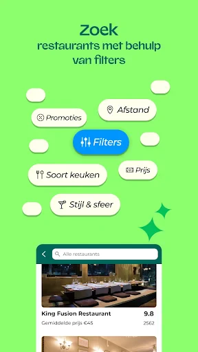 TheFork- reserveer restaurants screenshot