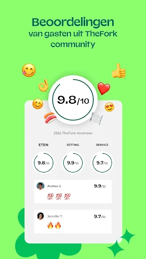 TheFork- reserveer restaurants screenshot