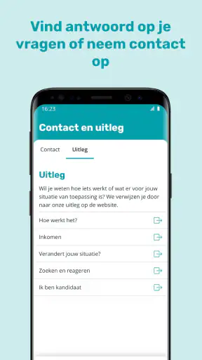 Thuiskompas screenshot