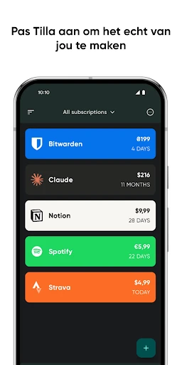 Tilla Premium screenshot