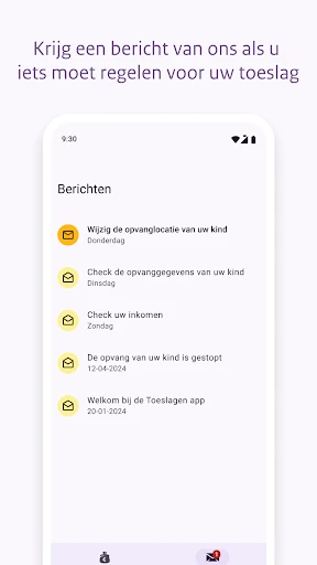 Toeslagen screenshot