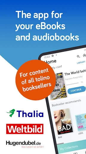 tolino - boeken en audioboeken screenshot
