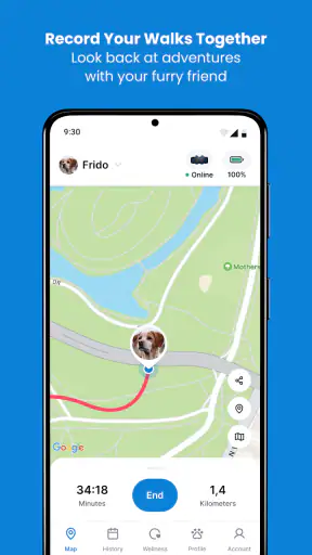 Tractive GPS voor kat en hond screenshot