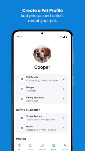 Tractive GPS voor kat en hond screenshot