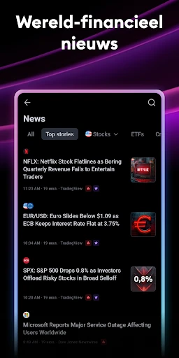 TradingView: Aandelen & Crypto screenshot