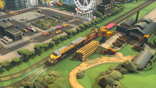 Transport Tycoon Empire: Stad screenshot