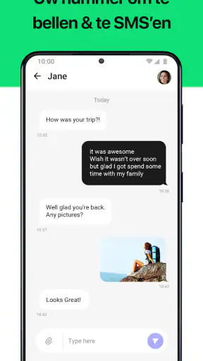 Tweede telefoonnummer krijgen screenshot