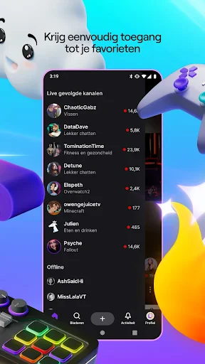 Twitch: Live streaming screenshot