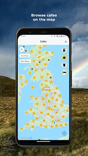 U.K. Biker Cafes screenshot