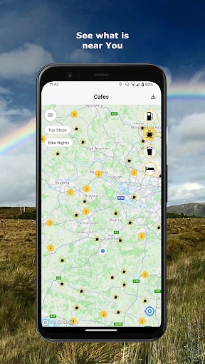 U.K. Biker Cafes screenshot