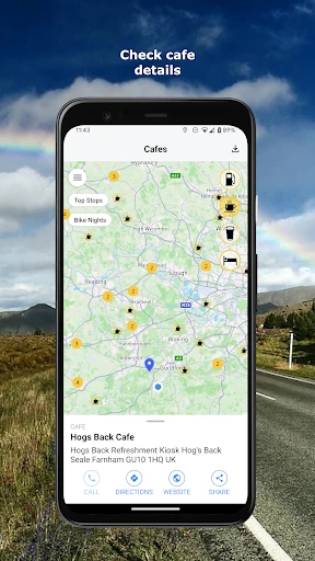 U.K. Biker Cafes screenshot