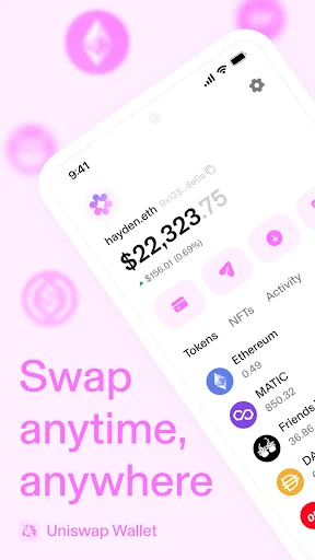 Uniswap: Crypto & NFT Wallet screenshot