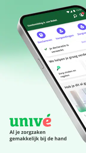 Univé Zorg screenshot