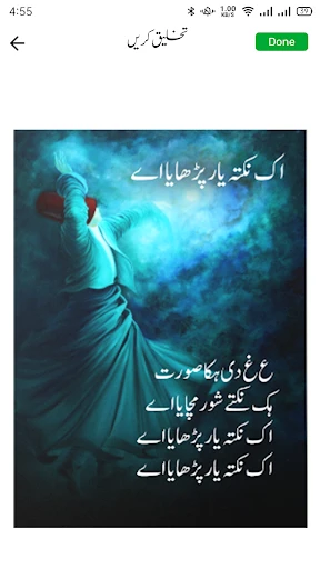 Urdu Shayari Poetry on Picture screenshot