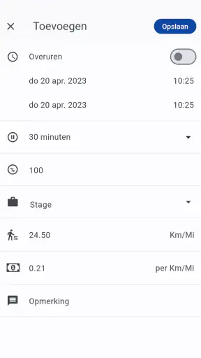 Uren App screenshot