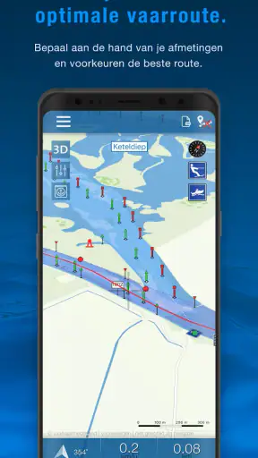 Vaarkaart Nederland screenshot