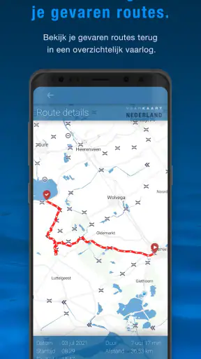 Vaarkaart Nederland screenshot