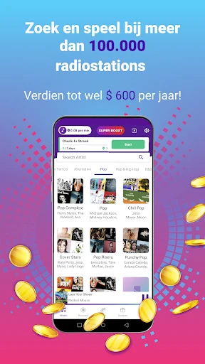 Verdien geld en contanten screenshot