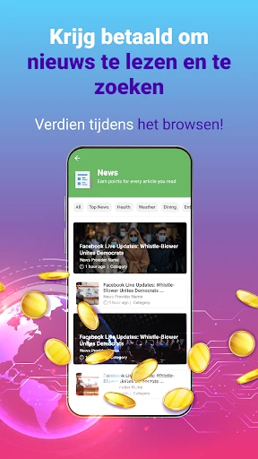 Verdien geld en contanten screenshot