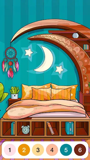 Verf op nummer kleurspellen screenshot