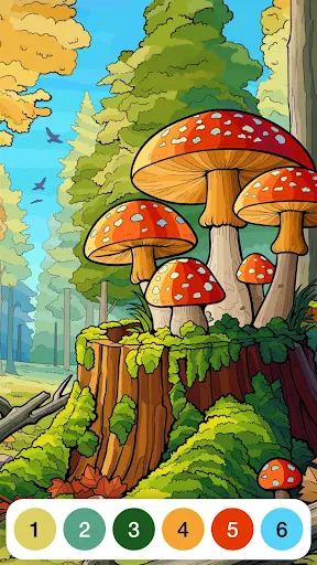 Verf op nummer kleurspellen screenshot