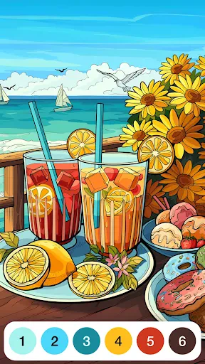 Verf op nummer kleurspellen screenshot