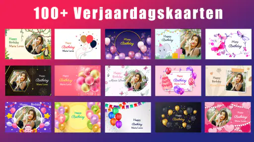 Verjaardag Uitnodigingskaart screenshot