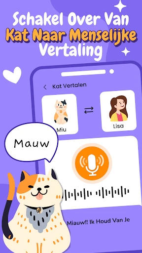 Vertaler van mens naar kat screenshot