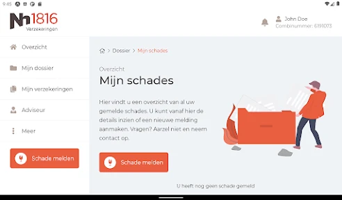 VerzekeringApp screenshot