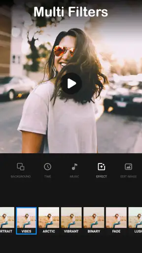 Videomaker met foto en muziek screenshot