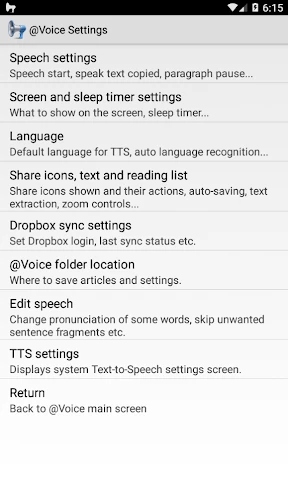 @Voice Aloud Reader (TTS) screenshot