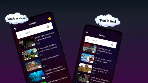 VR-filmsverzameling en -speler screenshot