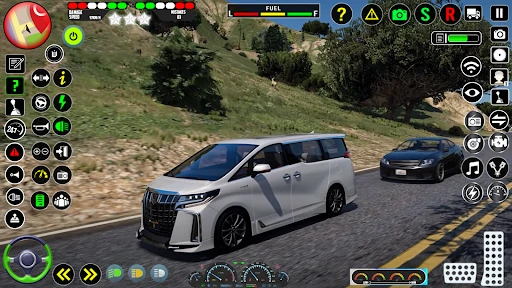 Vrachtschip rijdende auto spel screenshot