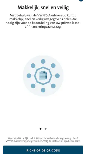 VWPFS Aanleverapp screenshot