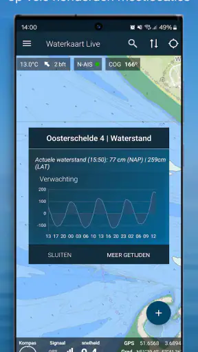 Waterkaart Live - Routes, AIS screenshot