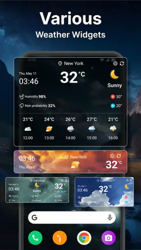 Weerbericht app screenshot