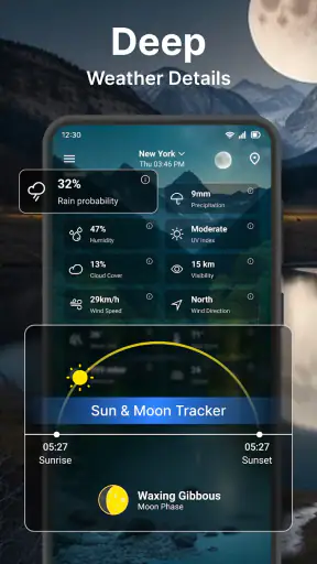 Weerbericht app screenshot