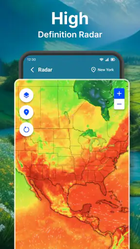 Weerbericht app screenshot