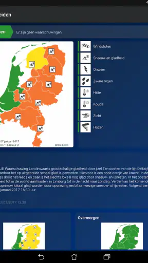 Weerwaarschuwing: Weeralarm NL screenshot