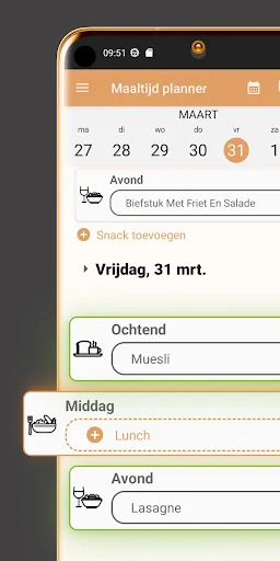 Wekelijkse Maaltijdplanner screenshot