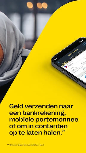 Western Union Geld overmaken screenshot