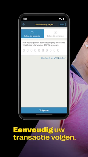 Western Union Geld overmaken screenshot