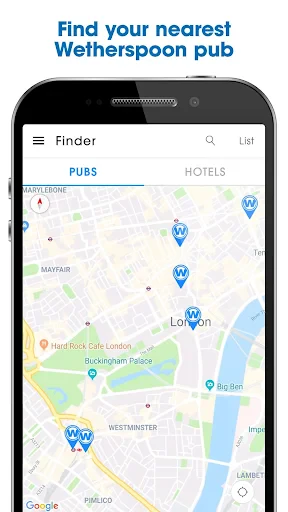 Wetherspoon screenshot