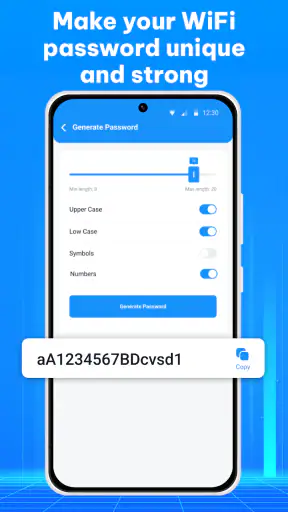 WiFi -wachtwoord weergeven screenshot