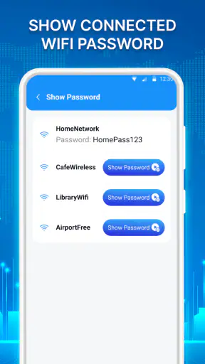 WiFi -wachtwoord weergeven screenshot