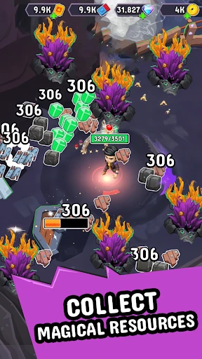 Wizario: Idle Magic RPG screenshot