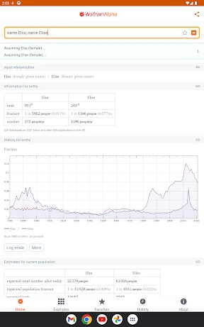 WolframAlpha Classic screenshot