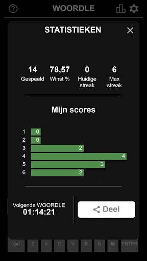 Woordle: Dagelijks Woordenspel screenshot