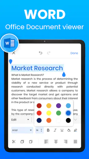 Word Document: DOCX, PDF, XLSX screenshot